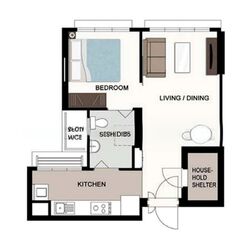 Blk 438B West Edge @ Bukit Batok (Bukit Batok), HDB 2 Rooms #570163901